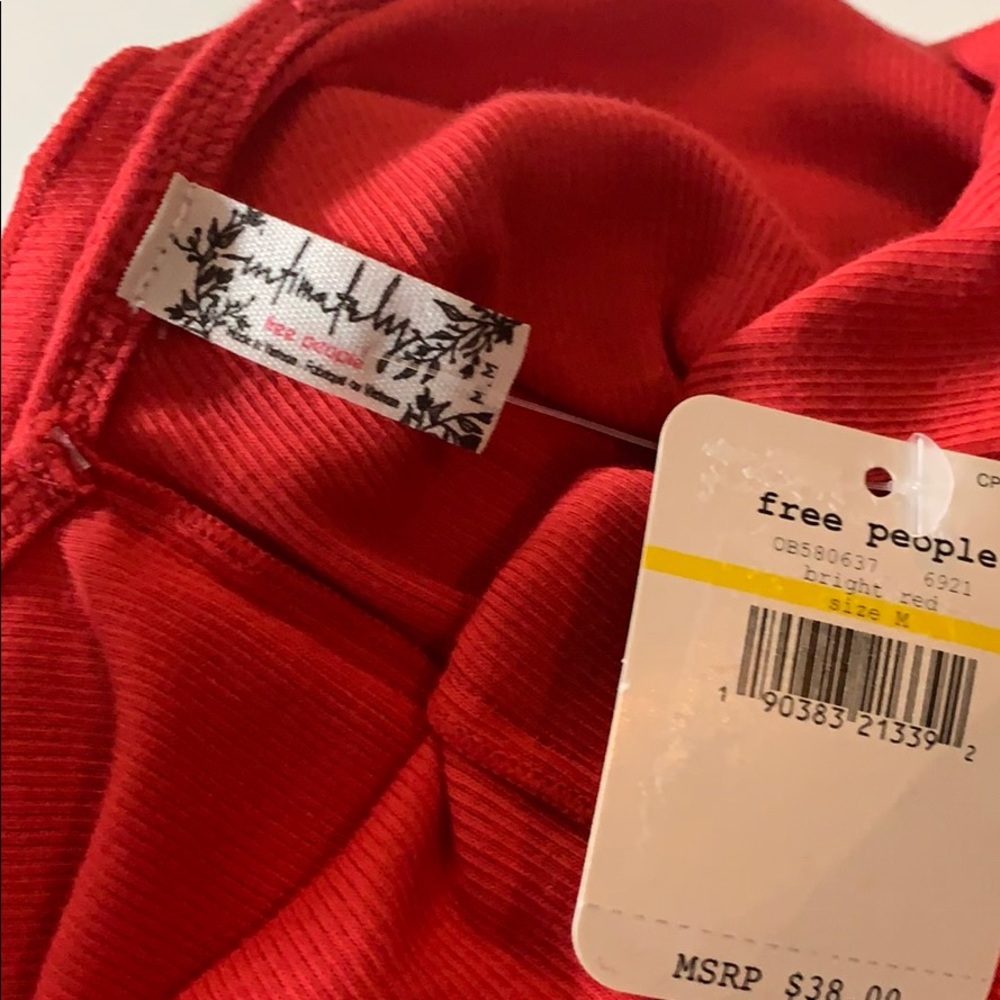 4/$24 Free People Tank Top Size Medium New - Picture 6 of 6
